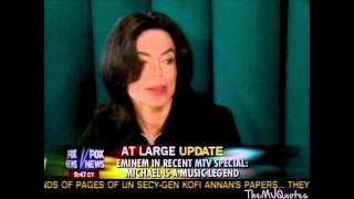 Michael Jackson Responds To Eminems quotJust Lose Itquot Enhanced HD [upl. by Enaerb786]