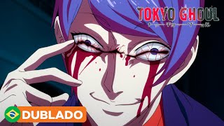 Kaneki e Touka vs Tsukiyama  Tokyo Ghoul DUBLADO [upl. by Bland]