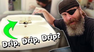 How to Fix a Dripping Bathroom Sink Faucet Double Handle [upl. by Giwdul890]