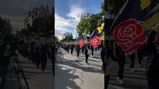 Michigan marching band performs in the Rose Bowl Parade [upl. by Heber]