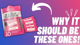 Review of Individually Wrapped Makeup Remover Wipes [upl. by Yecac]