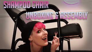 Shampoo Chair Unboxing and Assembly [upl. by Jones]