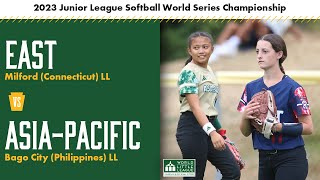 2023 Junior League Softball World Series Championship  Connecticut vs Philippines [upl. by Griffith]