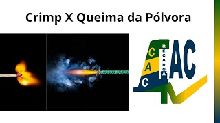 O Crimp do estojo no projétil pode influenciar no tempo da queima da pólvora dentro da munição [upl. by Shalna150]