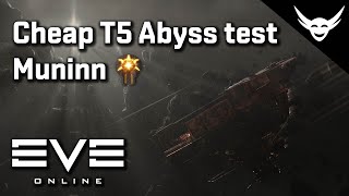 EVE Online  Cheap Muninn T5 Dark abyss [upl. by Aidam250]