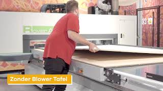 Blower Tafel  Biesse Rover Nesting Machine [upl. by Talya726]