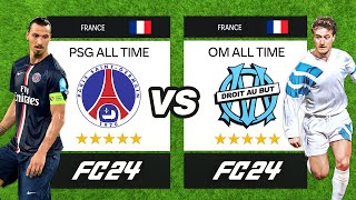 PSG All Time vs OM All Time sur FC 24 [upl. by Gram]