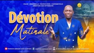 DEVOTION MATINALE EN CHRIST DE LUNDI 30 09 2024 [upl. by Yeldud]