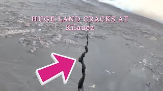 Kīlauea Eruption comes to sudden end Huge Cracks have formed as well Monday night update 632024 [upl. by Kelcie]