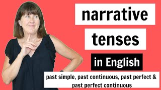 Narrative Tenses in English [upl. by Ardnasac]