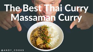 Massaman Curry  The Best and Tastiest Thai curry [upl. by Fiertz]