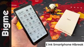 Bigme Color E ink Smartphone Hibreak  Unboxing and HandsOn [upl. by Weingartner915]