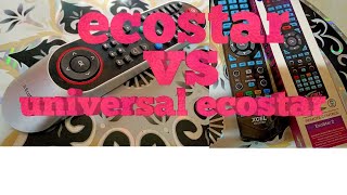 ecostar vs universal ecostar 2 tv remote [upl. by Mikael]