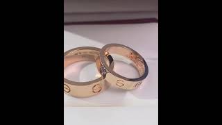 Cartier love ring unboxing experience high quality and low pricecartier cartierjewelry rings [upl. by Cirilo]