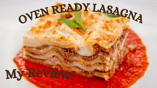 Oven Ready Lasagna  No Boiling Required  Can it really be done [upl. by Olen]