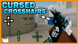 CURSED Crosshairs in Counter Blox [upl. by Nivag394]