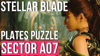 Stellar Blade  Altess Levoire Sector A07 plates puzzle [upl. by Stephenie]