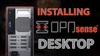 How To Install OPNSense on Desktop PC To Make Router  Firewall [upl. by Auof]