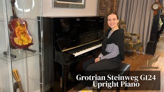 Grotrian Steinweg G124 2008 Upright piano  Review amp Demo  Sherwood Phoenix [upl. by Rector]