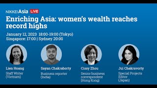 Nikkei Asia LIVE  Enriching Asia women’s wealth reaches record highs [upl. by Thirion]