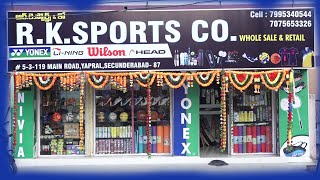 Best Sports Shop in Hyderabad  RK Sports Co  Yapral  7995340544  zoneaddscom [upl. by Dotti]