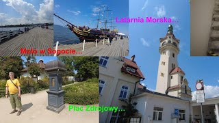 Zdobywamy Latarnie Morskie cz 12  Sopot  Latarnia  Molo Sopot  Lighthouse part 12  Pier [upl. by Karlan]