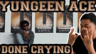 Yungeen Ace  Done Crying Official Music Video REACTION [upl. by Etnomed]