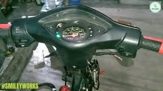 HONDA WAVE 100  WIRING REPAIR  FAST CHARGE  BATTERY OPERATED  ALL LIGHTS RELAY  LOUD HORN SETUP [upl. by Aridni117]