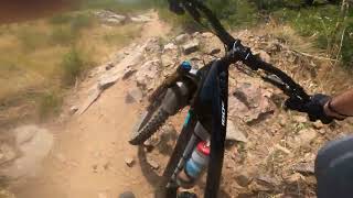 Sending it into a ravine Apex Trails  Golden CO [upl. by Sunshine]