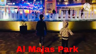 Al Majas Park I Fun Evening I Electric Rocket Bubble Boom [upl. by Arua732]