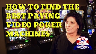 How to Find the Best Paying Video Poker Machines in Any Casino with Gambling Author Linda Boyd [upl. by Estell]