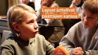 Lapset juttelivat päättäjien kanssa lapsen oikeuksien päivänä [upl. by Nuriel]