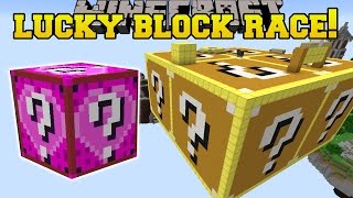 Minecraft ULTIMATE LUCKY BLOCK RACE  Lucky Block Collecting  Custom Map 2 [upl. by Halliday]