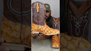 My new 🔥 Pirarucu Fish Boots cowboyboots westernwear westernboots [upl. by Lotta377]