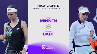 Greet Minnen vs Harriet Dart  2023 Guangzhou Round of 16  WTA Match Highlights [upl. by Pestana]