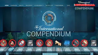 DOTA 2 The international Compendium Battle pass RELEASE  EXCLUSIVE ARCANA AND IMMORTAL SET [upl. by Eimac403]