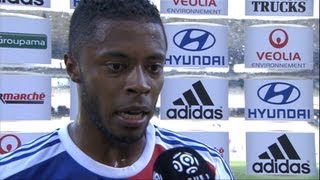 Interview de fin de match  Olympique Lyonnais  ESTAC Troyes 4  1  201213 [upl. by Gardal]