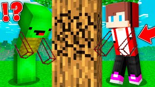 How JJ and Mikey Survived 100 Days without ARMS   Minecraft Maizen [upl. by Oznerol]