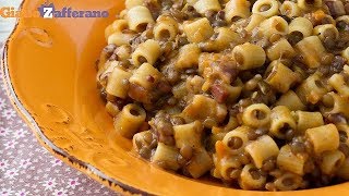 PASTA E LENTICCHIE VELOCE  Ricetta in 1 minuto [upl. by Gronseth]