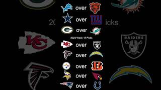 NFL Week 13 Predictions football [upl. by Rosena]