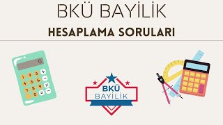 BİTKİ KORUMA ÜRÜNLERİ BAYİ VE TOPTANCILIK SINAVI  2024 HESAPLAMA SORULARI BKUBayilik [upl. by Illene]