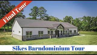 Barndominium Tour  4 Bedroom  2 Bath  2740 sqft [upl. by Novy]