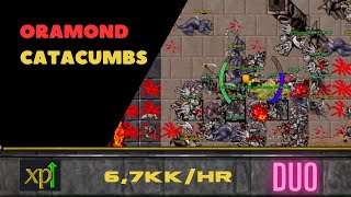 Tibia RP 550 DUO ORAMOND CATACOMB  67kkhr [upl. by Ahtel231]