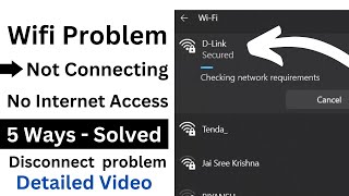 Wifi not connecting  Wifi problem  Wifi connected no internet access [upl. by Charlton]