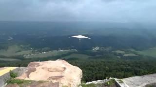 Hang gliding off Lookout Mountain in Georgia  7212010 2 [upl. by Nesnaj]