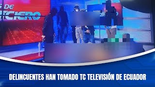 Delincuentes han tomado TC televisión de Ecuador [upl. by Orteip499]