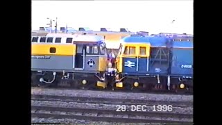 Trains In The 1990s Peterborough 28th December 1996 [upl. by Sherborn832]