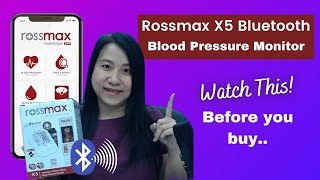 WATCH THIS BEFORE YOU BUY Rossmax X5 Bluetooth Blood Pressure Monitor Review [upl. by Mccafferty]