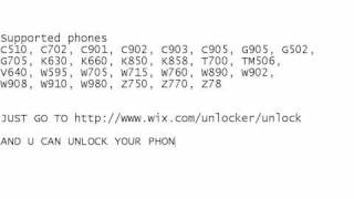 SONY ERICSSON C905 UNLOCKING [upl. by Doersten]