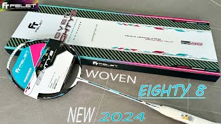 Review hộp vợt Felet Woven Eighty8 88 holes  Mẫu mới nhất năm 2024 quá chất lượng [upl. by Guttery]